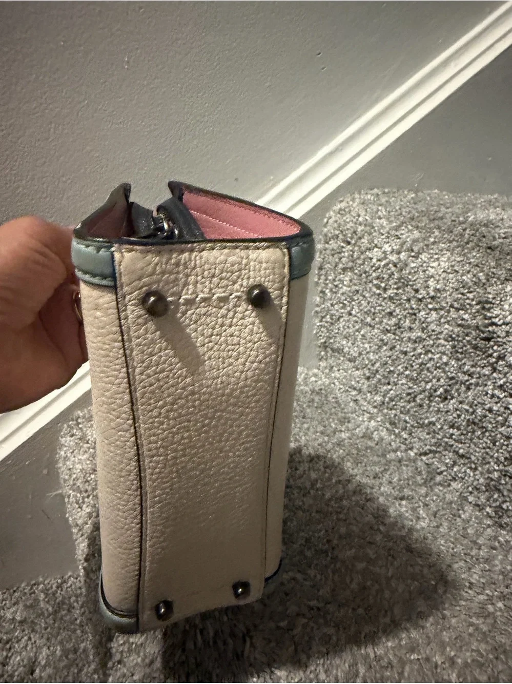 Coach Micro Zoe Crossbody in Colorblock